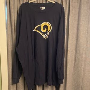 NFL Apparel Mens Los Angeles Rams Long Sleeve Thermal Size 5XL